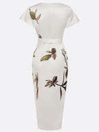 Elin - Elegante vestido cruzado con estampado floral - SERELYA STUDIO