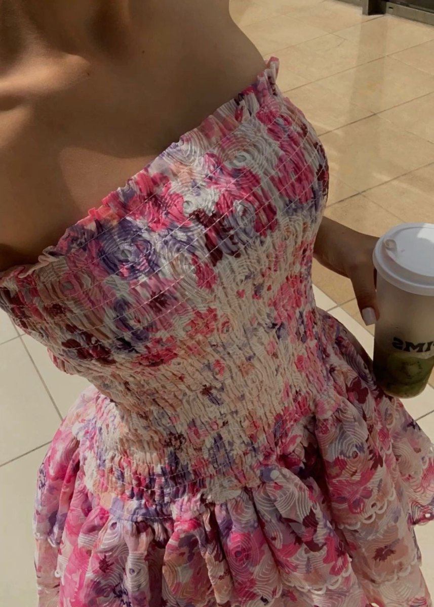 Emma Vestido - Rosa Floral