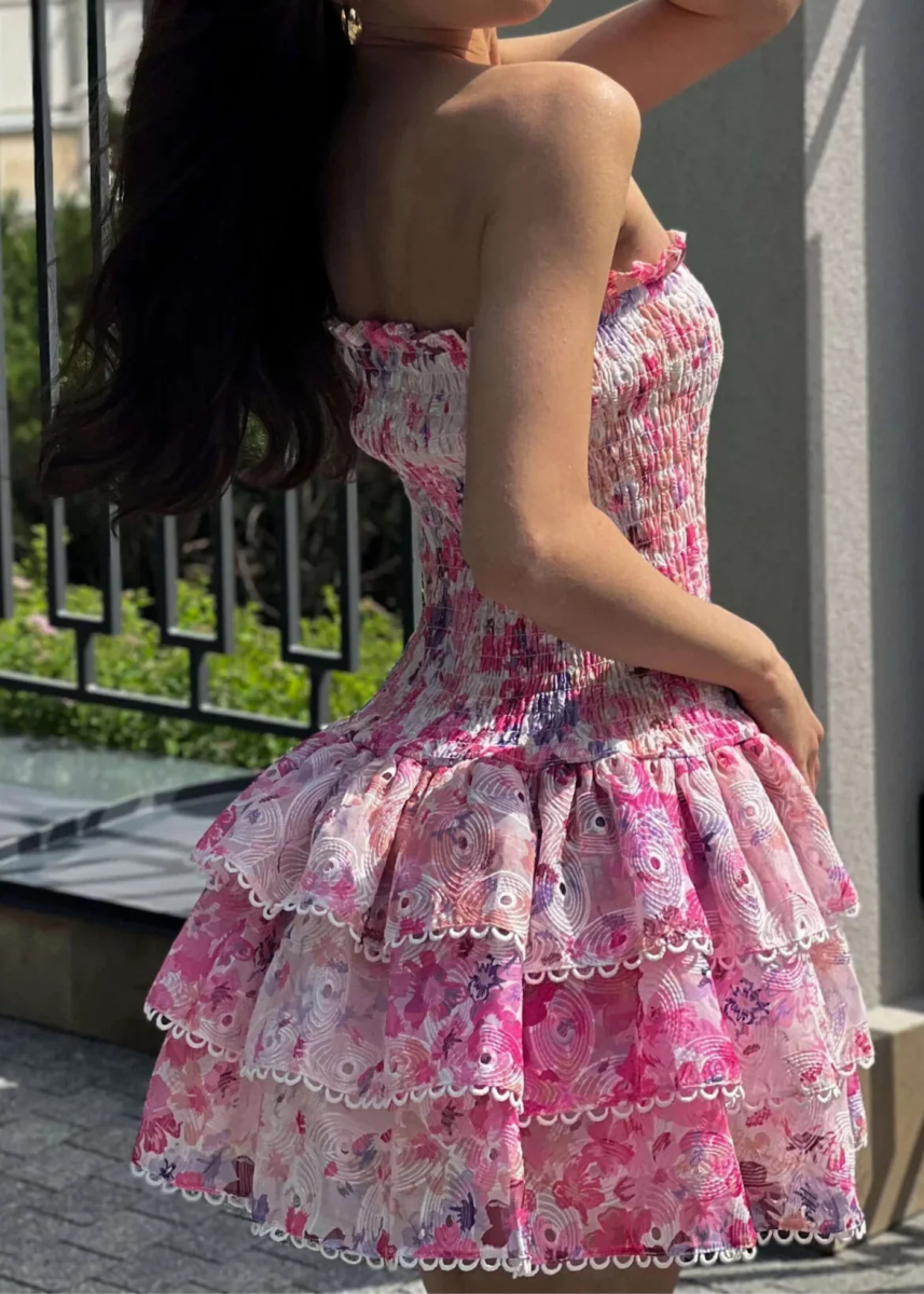 Emma Vestido - Rosa Floral
