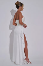 Éternel Vestido Largo -Marfil