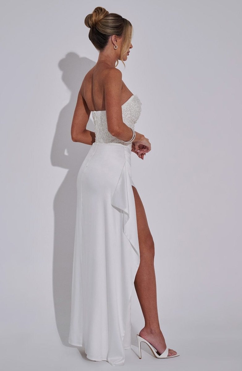 Éternel Vestido Largo -Marfil