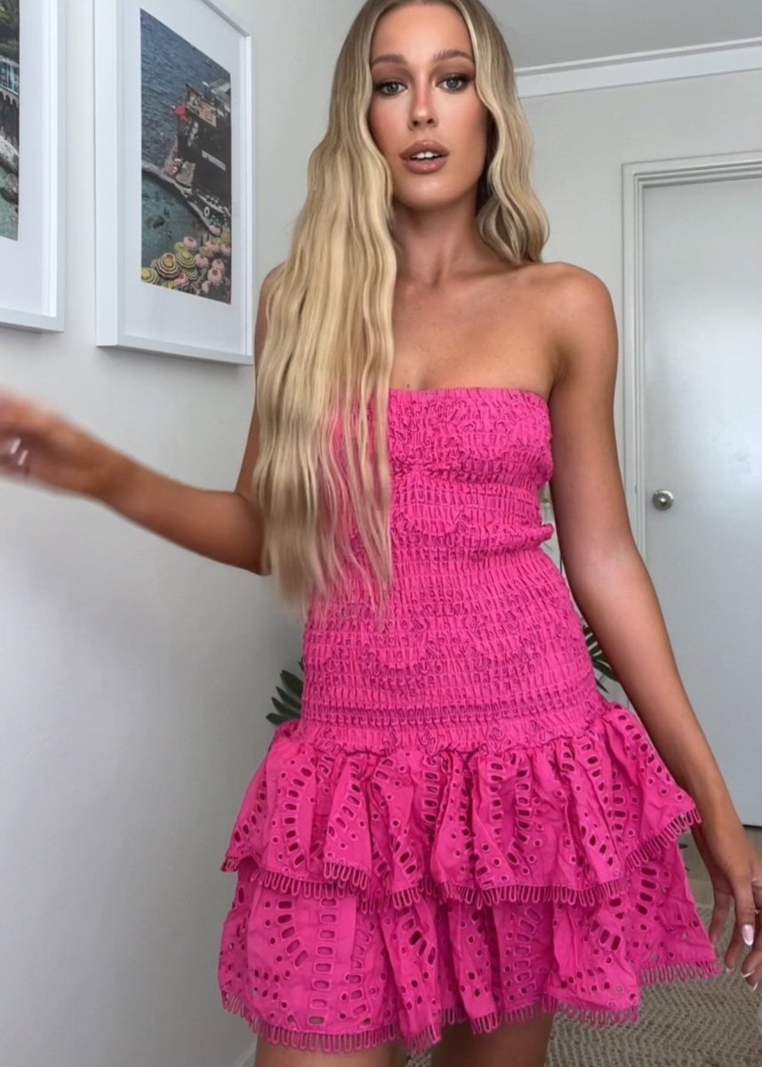 Ibiza Vestido - Fucsia