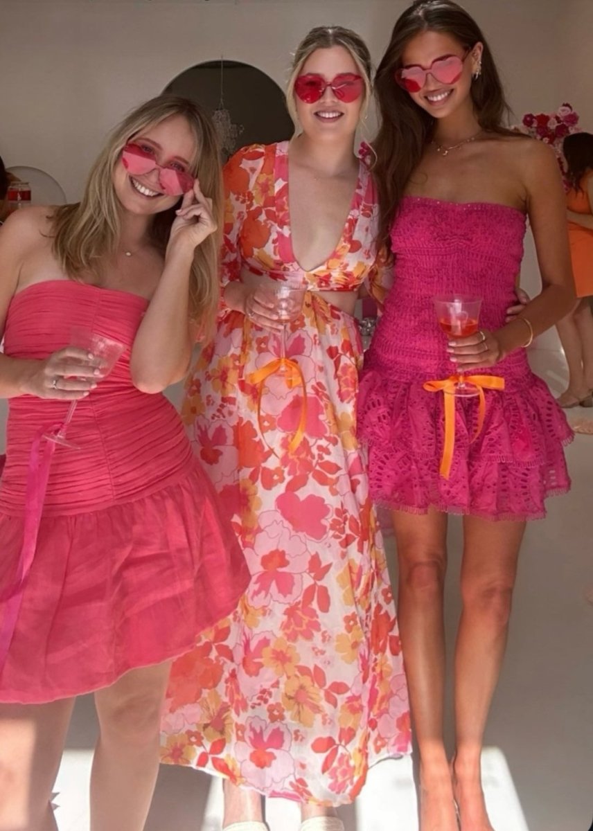 Ibiza Vestido - Fucsia