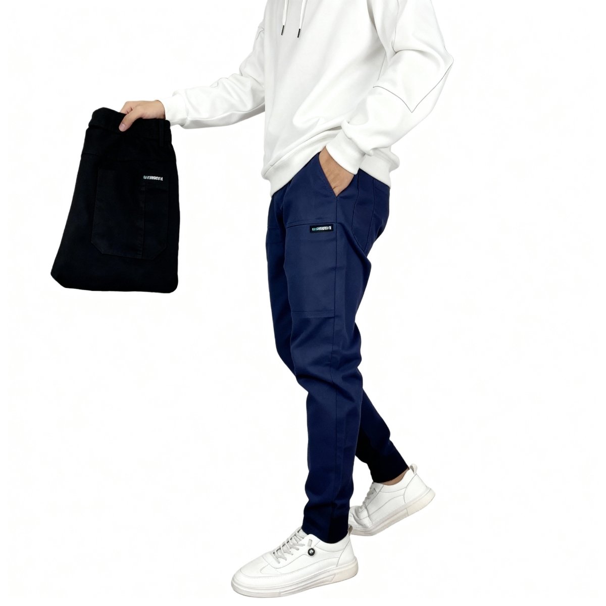Loris | Pantalones cargo elásticos premium