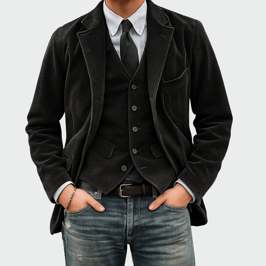Manuel | Conjunto elegante de chaqueta y chaleco