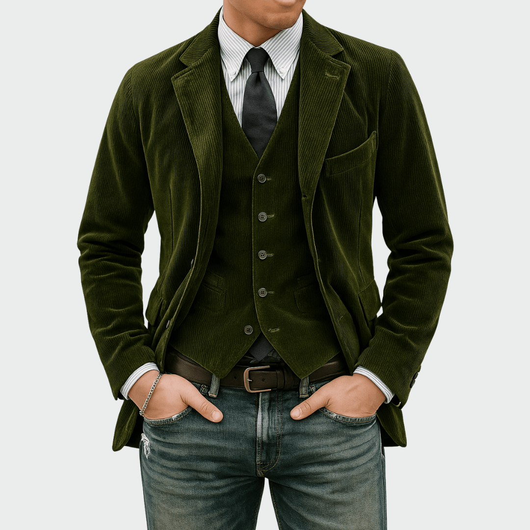 Manuel | Conjunto elegante de chaqueta y chaleco