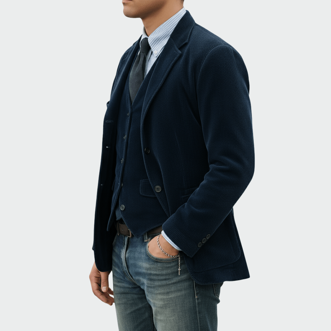 Manuel | Conjunto elegante de chaqueta y chaleco