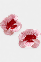 Pendientes Florales de Diseño Geométrico