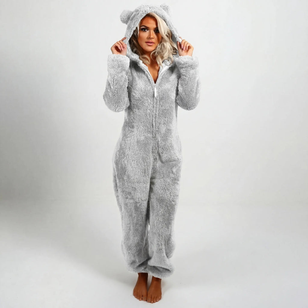 Pijama con capucha de osito de peluche - Serelya Studio