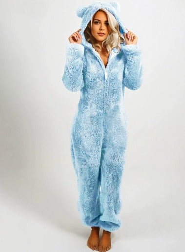 Pijama con capucha de osito de peluche - Serelya Studio