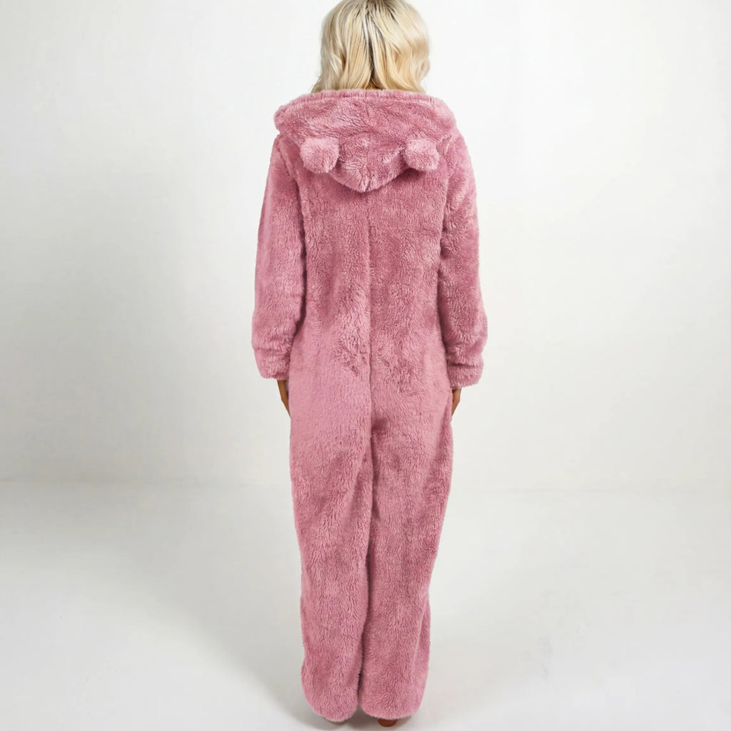Pijama con capucha de osito de peluche - Serelya Studio