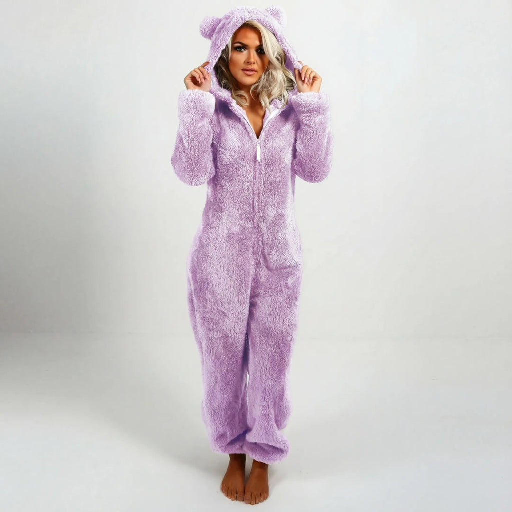 Pijama con capucha de osito de peluche - Serelya Studio