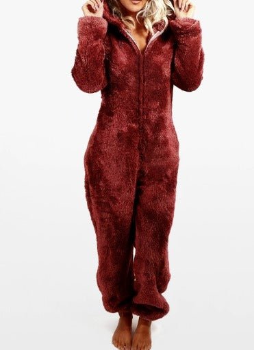 Pijama con capucha de osito de peluche - Serelya Studio