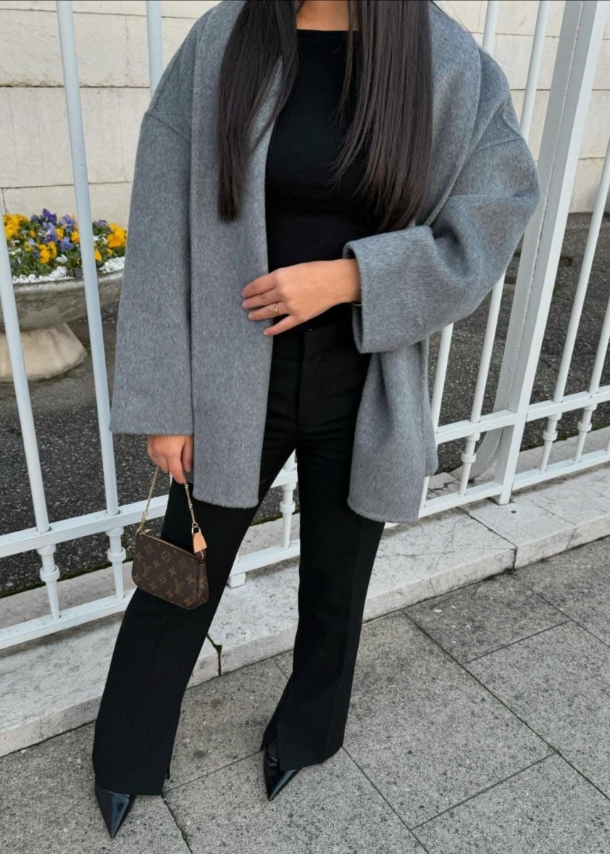 Sabrina Abrigo de lana - Gris