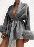 Sabrina Abrigo de lana - Gris