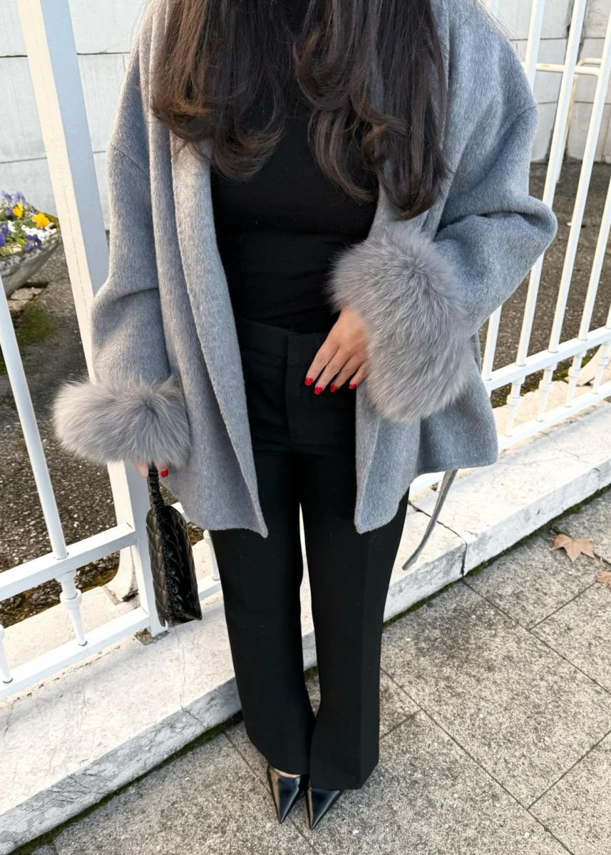 Sabrina Abrigo de lana - Gris