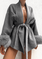 Sabrina Abrigo de lana - Gris