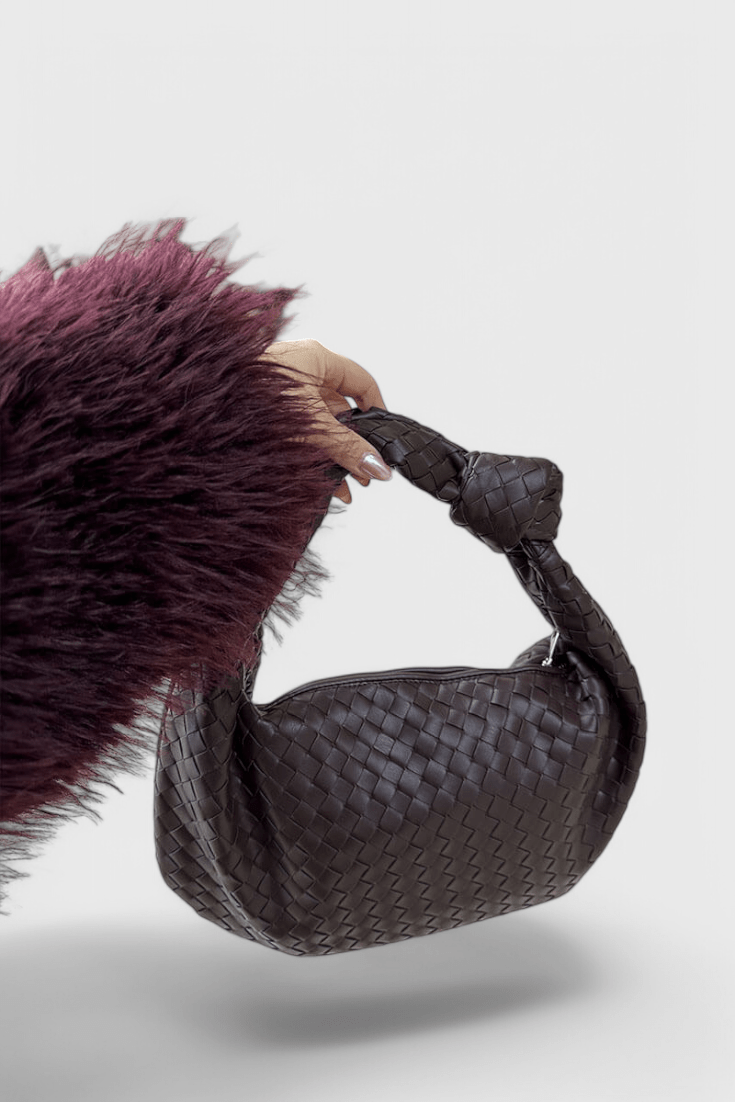 Saco de Hombro Mediano en Color Salvia