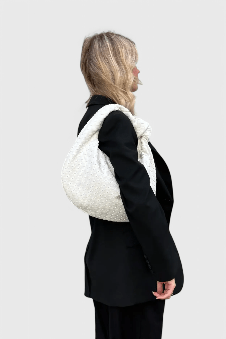 Saco de Hombro Mediano en Color Salvia