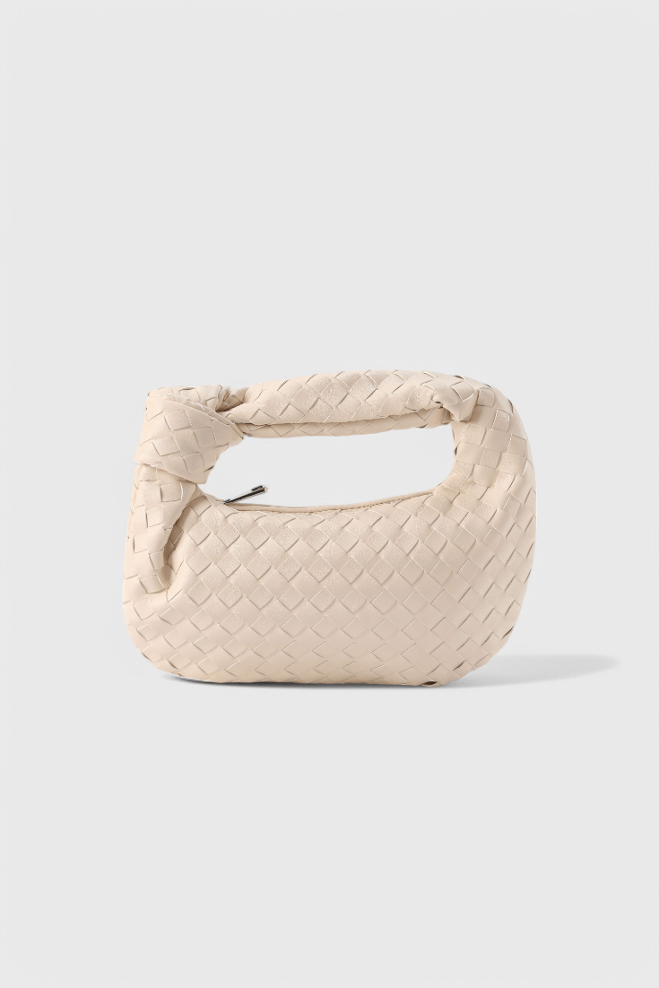 Sage Mini Woven Satchel Bag