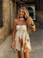 Selena - Mini Vestido Floral
